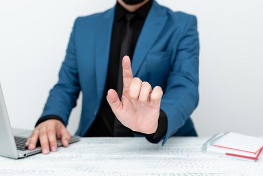 Remote Office Work Online Presenting Business Plans Designs