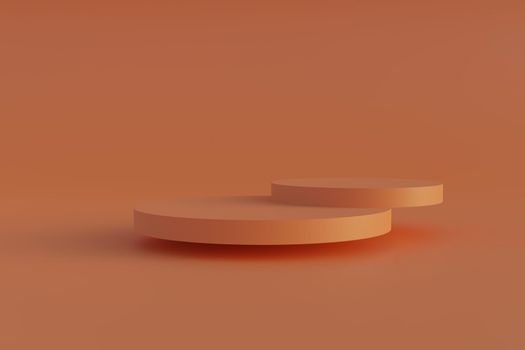 Abstract mock up podium scene for display product stand, 3d render scene.