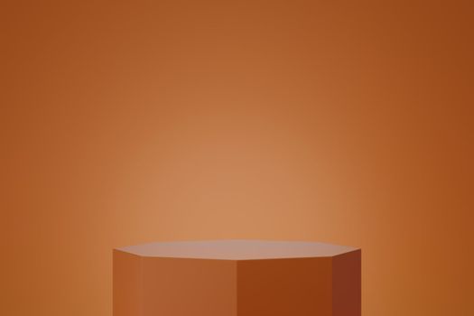 Abstract mock up podium scene for display product stand, 3d render scene.