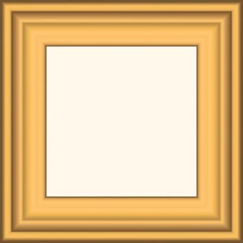 Squared golden vintage wooden frame for your design. Vintage cover. Place for text. Vintage antique gold beautiful rectangular frames for paintings or photographs. Template vector illustration.