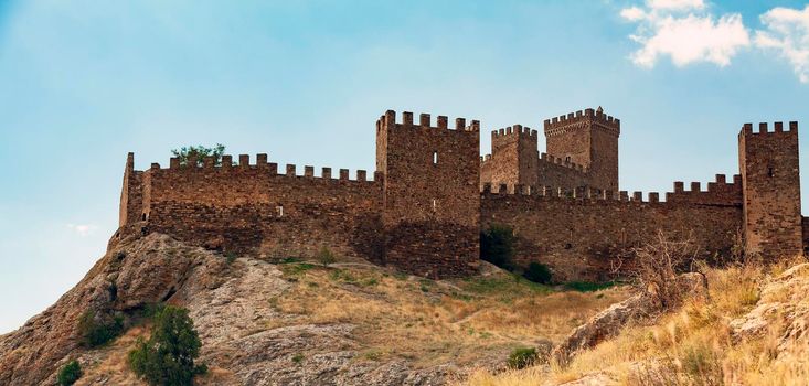 Old fortress in Sudak, Crimea