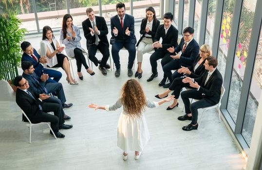 Shot of a group of businesspeople having a discussion in an office 