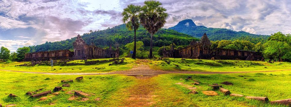 Vat Phou or Wat Phu is the UNESCO world heritage site in Champasak Province, Southern Laos. Wat Phou Hindu temple located in Champasak Province, Southern Laos
