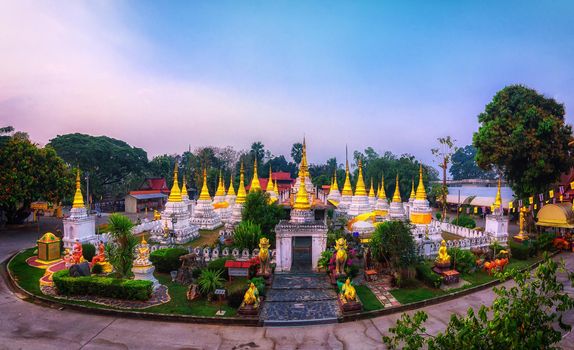 Wat Phra Chedi Sao Lang or Twenty pagodas temple is a Buddhist temple in Lampang province, Thailand