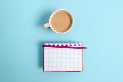 Display of Different Color Sticker Notes Arranged On Flat Lay Background