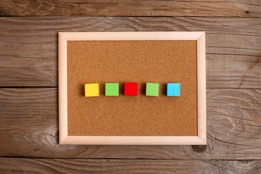 Stack of Sample Cube Rectangular Boxes On Surface Polished With Multi-Colour