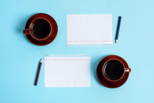 Display of Different Color Sticker Notes Arranged On Flat Lay Background