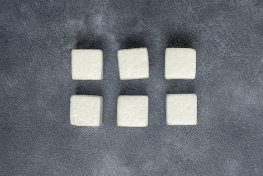 Stack of Sample Cube Rectangular Boxes On Surface Polished With Multi-Colour