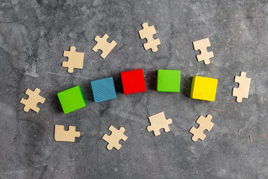 Stack of Sample Cube Rectangular Boxes On Surface Polished With Multi-Colour