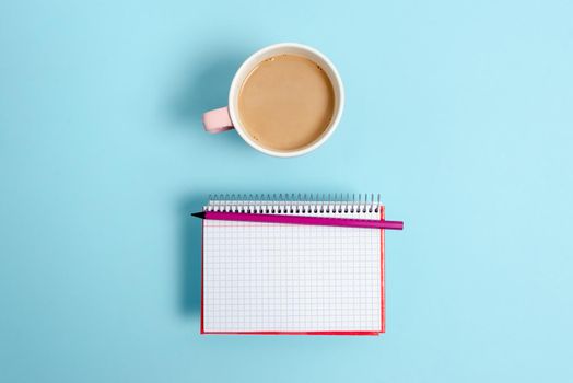Display of Different Color Sticker Notes Arranged On Flat Lay Background