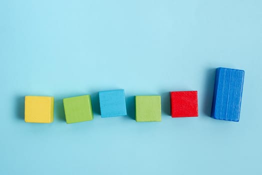 Stack of Sample Cube Rectangular Boxes On Surface Polished With Multi-Colour