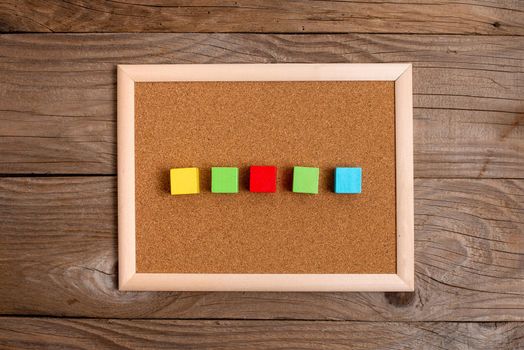 Stack of Sample Cube Rectangular Boxes On Surface Polished With Multi-Colour
