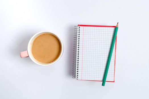 Display of Different Color Sticker Notes Arranged On Flat Lay Background