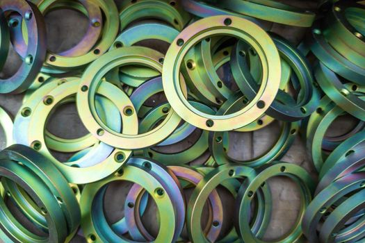 zinc chromated yellow protective coating stamped steel parts.