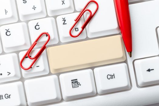 Abstract Doing Virtual Bookkeeping, Listing New Product Online