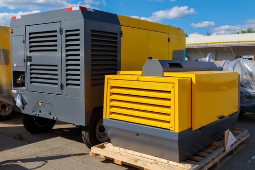 Diesel generator for general construction works and emergency services.