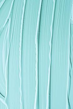 Mint cosmetic texture background, make-up and skincare cosmetics cream product, luxury beauty brand, holiday flatlay design or abstract wall art and paint strokes.