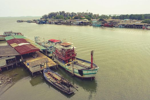 Scenery from Prasae Sin Bridge Viewpoint in Chanthaburi province, Thailand.