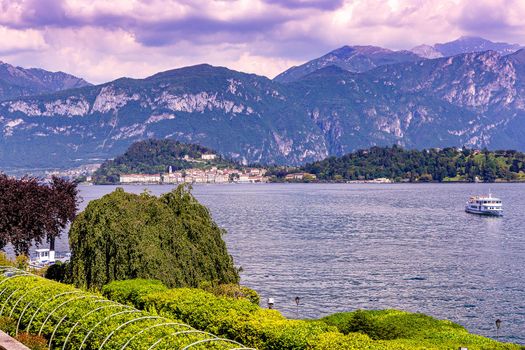 wiew of lake Como, near Bellagio, piedmonte, italy