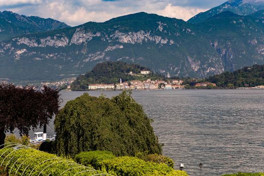 wiew of lake Como, near Bellagio, piedmonte, italy