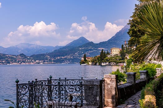 wiew of lake Como, near Bellagio, piedmonte, italy