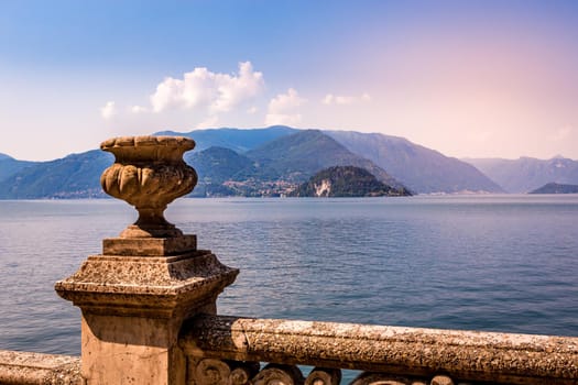 wiew of lake Como, near Bellagio, piedmonte, italy