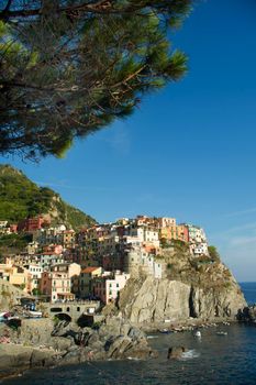 The Cinque Terre, Manarola, a World Heritage Site, Italy