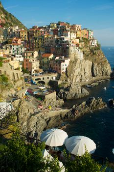 The Cinque Terre, Manarola, a World Heritage Site, Italy