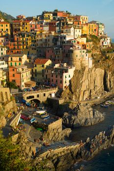 The Cinque Terre, Manarola, a World Heritage Site, Italy