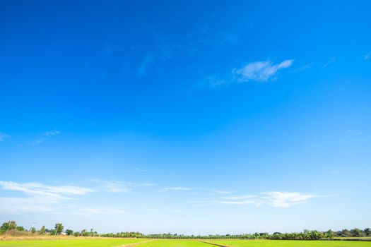 blue sky background texture with white clouds.