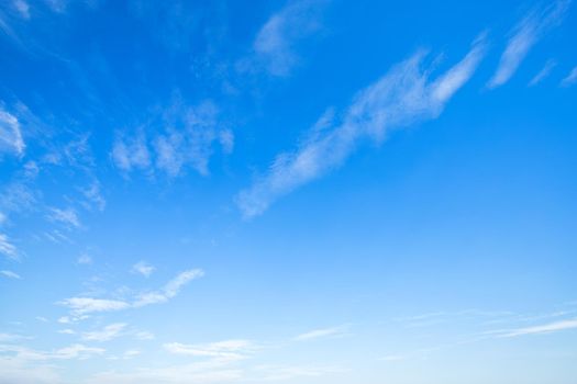 blue sky background texture with white clouds.