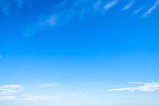 blue sky background texture with white clouds.