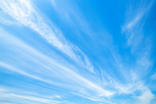 blue sky background texture with white clouds.