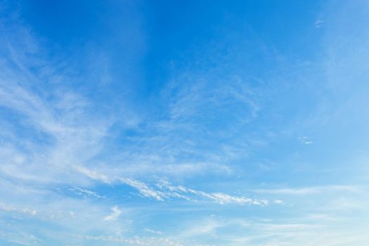 blue sky background texture with white clouds.