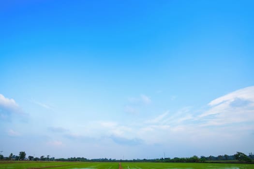 blue sky background texture with white clouds.