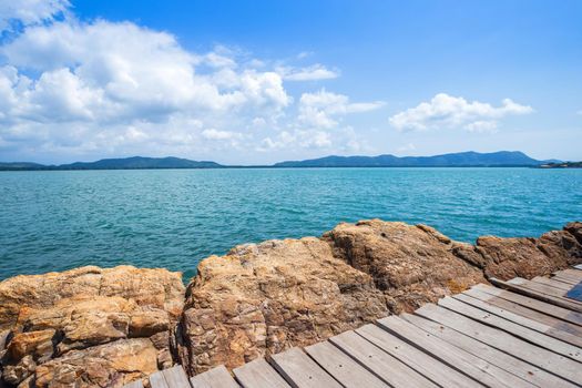 Beautiful the sea at Hat chao lao beach in Chanthaburi, Thailand.