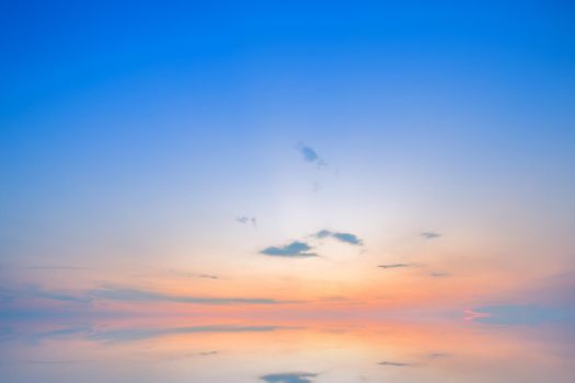 blue dramatic sunset sky texture background.