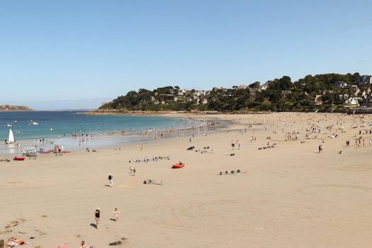 St Pierre beach, Perros-Guirec, department Côtes-d'Armor, Brittany, France