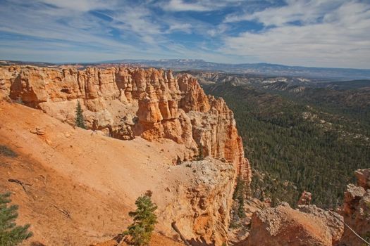 View over Bryce Canyon from Black Wolf Canyon