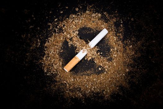 World No Tobacco Day poster for say no smoking concept