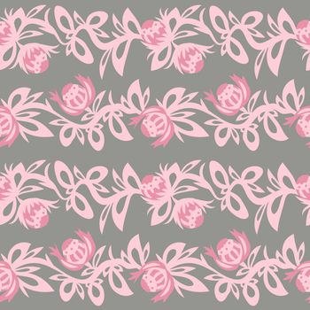 elegant seamless pattern with beautiful pink roses for your design