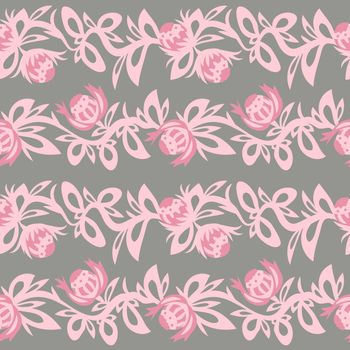 elegant seamless pattern with beautiful pink roses for your design