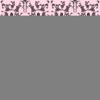 Floral pattern with abstract flowers. Ethnic endless background with ornamental decorative elements with traditional ethnic motives, tribal geometric figures. Print for wrapping, background.  Use for wallpaper, pattern fills, web page background