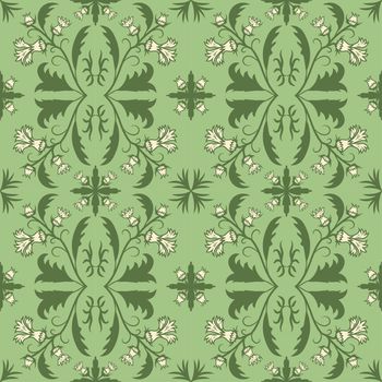 Floral pattern with abstract flowers. Ethnic endless background with ornamental decorative elements with traditional ethnic motives, tribal geometric figures. Print for wrapping, background.  Use for wallpaper, pattern fills, web page background