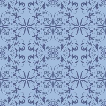 Floral pattern with abstract flowers. Ethnic endless background with ornamental decorative elements with traditional ethnic motives, tribal geometric figures. Print for wrapping, background.  Use for wallpaper, pattern fills, web page background