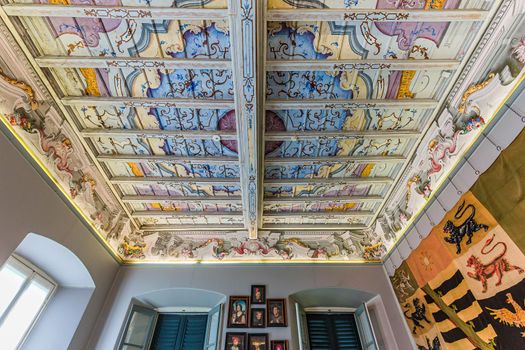 TREMEZZO, ITALY, JUNE 03, 2019 : interiors of villa Carlotta, on lake Como, june 03, 2019, in Tremezzo, italy