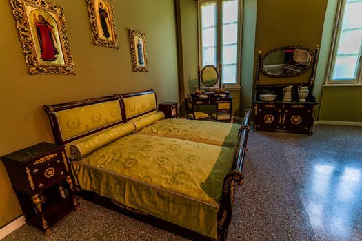 TREMEZZO, ITALY, JUNE 03, 2019 : interiors of villa Carlotta, on lake Como, june 03, 2019, in Tremezzo, italy