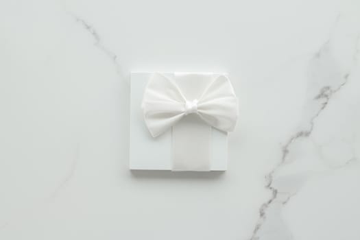 Romantic celebration, lifestyle and holiday present concept - Luxury wedding gifts on marble