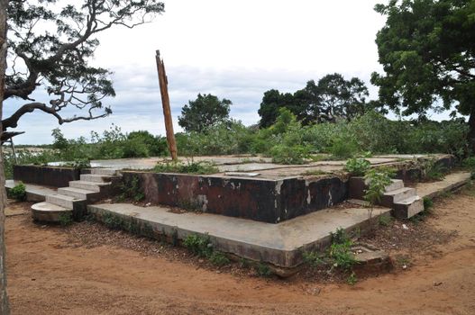 Tsunami Memorial at Yala National Park, Sri Lanka.