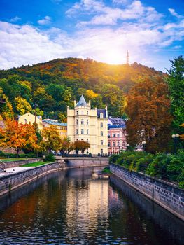 World-famous for its mineral springs, the town of Karlovy Vary (Karlsbad) was founded by Charles IV in the mid-14th century.